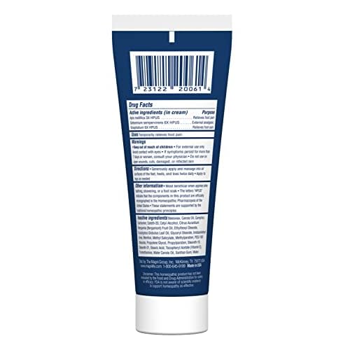 MagniLife Pain Relieving Foot Cream, 8 oz Tube, Soothing Relief for Soreness, Pain, Burning, Tingling, Itching or Sensitivity in Feet & Legs, Moisturizing & Hydrating Foot Cream, No Petroleum