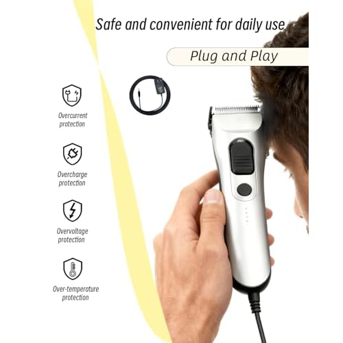 2.3V Replacement for Braun Hair Clipper Series Charger, Compatible with Braun MGK3020/BT3020/5511/5513, Beard Trimmer/Hair Clipper