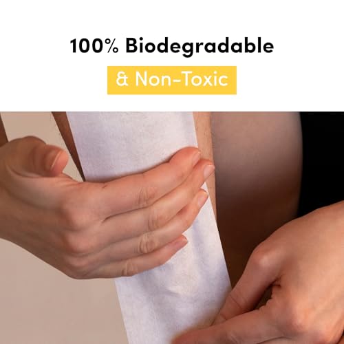 Parissa Epilation Strips (Large) | Non-Woven Waxing Strips, Soft & Durable for All-Over Hair Removal, 100% Biodegradable & Reusable with Wax, Professional-Quality for At-Home Waxing | 100 count