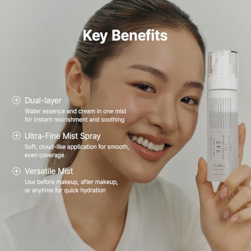Dr.Althea 345 Relief Cream Mist | Hydrating Facial Mist with Rice Extract | Soothing Care for Sensitive Skin | Vegan Korean Skincare, 3.38 Fl Oz