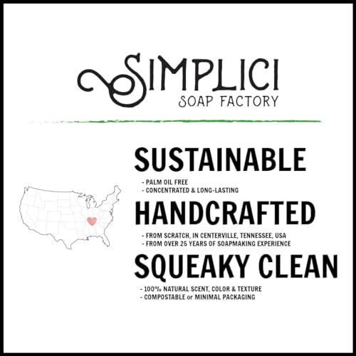SIMPLICI Patchouli Charcoal Soap Value Bag (6 Bars)
