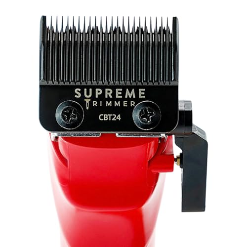 Supreme Trimmer DLC Coated Steel Replacement Blade CBT24 | Taper Blade for Darkstar72 & Most Hair Clippers | Black
