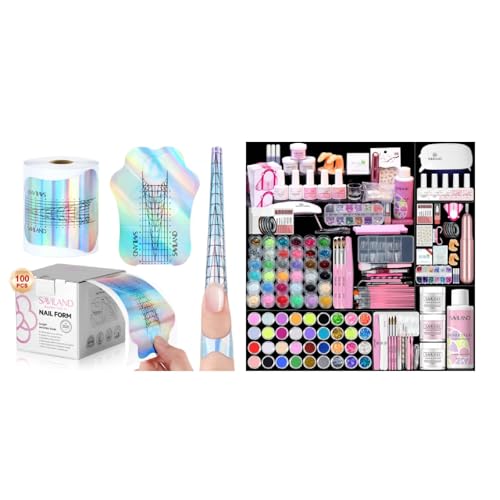 SAVILAND Acrylic Nail Kit with Nail Forms