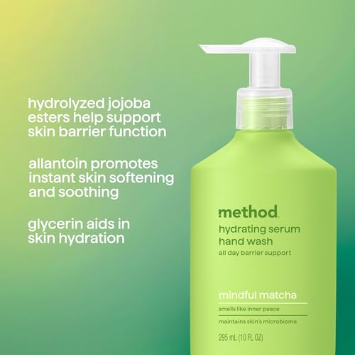 Method Hand Wash, Hydrating Serum, Mindful Matcha, 10 oz (Pack of 2)