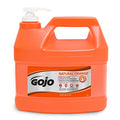 GOJO NATURAL ORANGE Pumice Hand Cleaner, 1 Gallon Quick Acting Lotion Hand Cleaner with Pumice Pump Bottle (Pack of 1) ? 0955-02