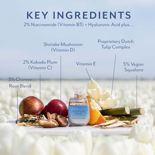 Bloomeffects - Natural Tulip Dew Drops Multi-Nutrient Serum | Cruelty-Free, Non-Toxic, Clean Beauty (1.0 oz | 30 ml)