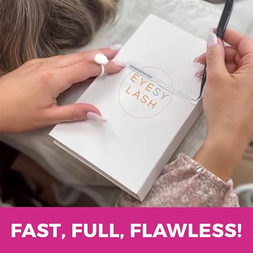 Eyesy Lash 1200 Easy Promade Fans - 5D 0.07 Curl CC Mixed Lengths 8-16mm - Ultra Speed 40 Lines Eyelash Trays Volume Premade Lash Fans Handmade Pre Made Eyelash Extensions Fluffy Soft Pointy Base