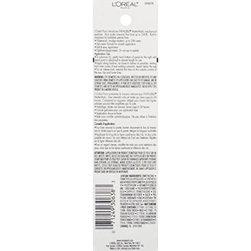 L'Oreal Paris Infallible Matte-Matic Mechanical Eyeliner, Deep Brown, 0.01 oz.