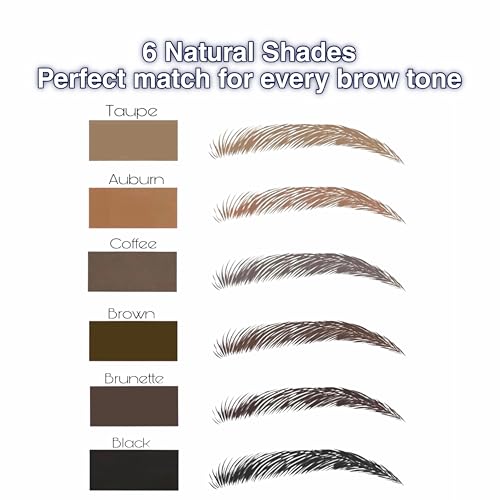 Microblading Eyebrow Pencil ? Waterproof, Long-Lasting, Ultra-Fine Brow Pencil for Natural, Defined Hair-Like Strokes(Brunette)