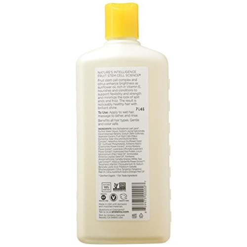 Andalou Naturals Sunflower and Citrus Brilliant Shine Shampoo, 11.5 Ounce