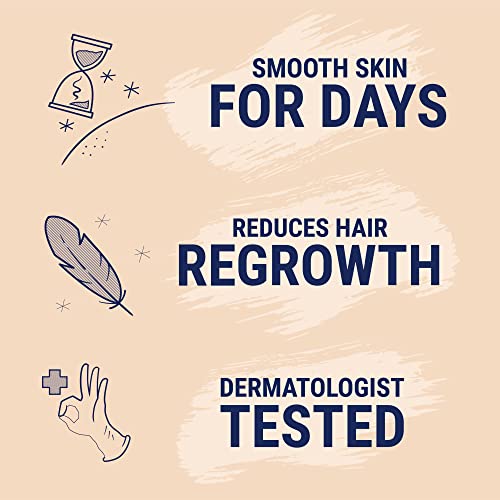 Nair Hair Remover Moisturizing Face Cream with Sweet Almond Oil 2 oz (Pack of 5)