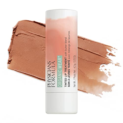 Physicians Formula Organic Wear All Natural Tinted Lip Treatment Gingersnap | Dermatologist Tested, Clinicially Tested (Pack of 2)