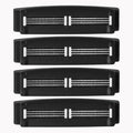 Bearback Shaver Cartridges ? 4-Pack Refill Blades for Men¡¯s Back Shaver ? Triple Stainless Steel Pivoting Heads ? Fits Bearback Handle & Grooming System
