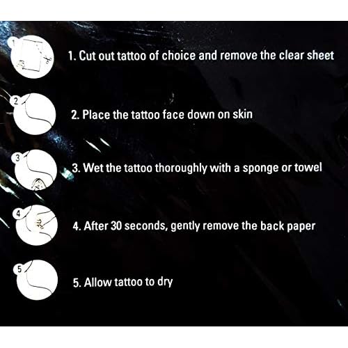 PARITA Tattoos Temporary Anchor Marine Sailor Naval Captain Ship Boat Chain Tattoo Fake Stickers Cartoon Tattoo Art Fashion Fantasy Fun Party Waterproof Removable for Kids Teens Adults (1 Sheet.) (11)