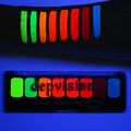 Depvision 8 Colors Glow in the Dark UV Face and Body Paint Palette Water Based Neon Blacklight Water Activated Washable Reactive Fluorescent for Christmas Halloween Party Non-toxic
