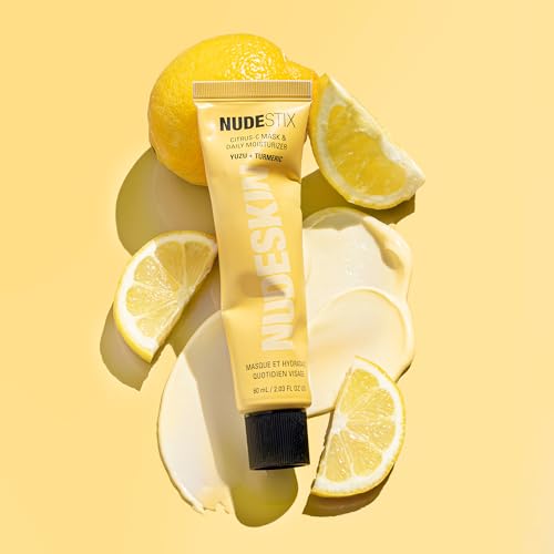 Nudestix 3-Step Citrus Renew Set for Sensitive Skin ? Travel-Size Cleanser, Exfoliator & Moisturizer Kit | Gentle, Vegan Skincare Routine with Vitamin C & Fruit Enzymes