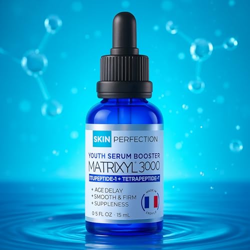 Skin Perfection Matrixyl 3000 Serum for Face Anti Aging - Face Serum for Women Anti Aging with Palmitoyl Tripeptide-1 Tetrapeptide 7 for Wrinkles & Fine Lines - Mix with Any Skincare Product - 0.5oz