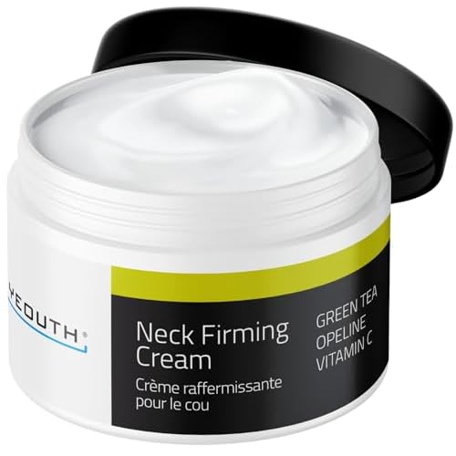 YEOUTH Neck Cream with Vitamin C, Skin Firming Moisturizer for Women and Men, Face and Neck Firming Cream Targets Double Chin, D?colletage, and Chest 2oz