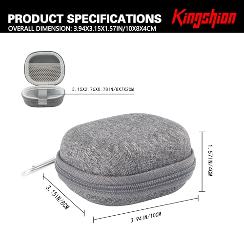 Electric Shaver Razor Case Compatible with Laifen P3 Pro, Hard Shell Compact Protective Travel Storage Box with Mesh Pocket for Shaver Accessories - Gray