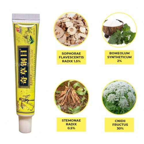 Official Seller - Chinese Herbal Cream - Natural Relief for Skin Issues - Pack of 5