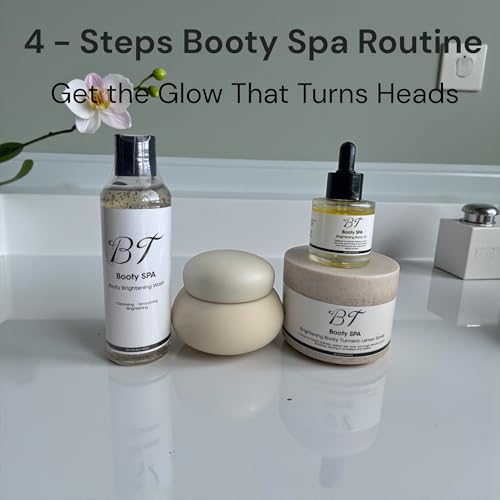 BT Booty Spa Scrub Set ? Turmeric Lemon Booty Scrub for Dark Spots & Smooth Glowing Booty