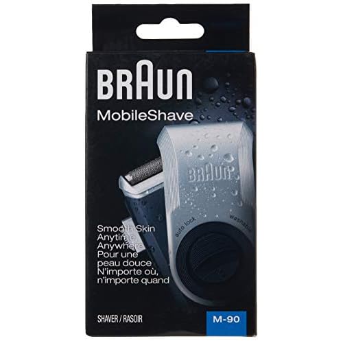 Braun Electric Razor for Men, M90 Mobile Electric Shaver, Precision Trimmer, Washable