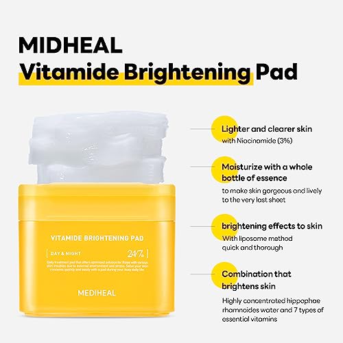 Mediheal Vita Glow Set ? Vitamin C Brightening Serum & Eye Patches for Radiant Skin, Dark Circles & Dullness