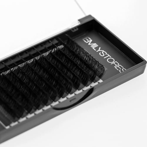 Eyelash Extension 0.05mm Thickness D Curl Length 10mm Individual Rapid Blooming Volume Eyelash For Easy Fan Lash Extensions, Flower Lashes, Self Fanning Eyelashes, (0.05,D,10mm)