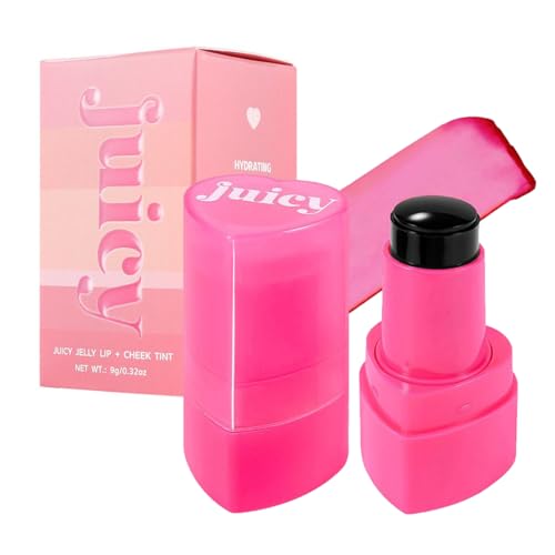 Cooling Water Jelly Tint Stick£¬Multi-Use Juicy Love Blush, 3-In-1cheek Blush & Eyeshadow & Lip Tinted Long-Lasting Moisture Stick£¬Bouncy Jelly Texture£¬Creates A Moist Watercolor Effect (#09, 0.32oz)
