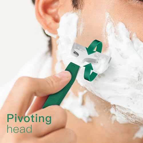 3 Blades Disposable Razors with Cream 50PCS Set for Men & Women, Individually Wrapped Portable Toiletries Amenities for Hotel, Airbnb, Homeless, Shelter, Charity, Camping and Travel On The Go