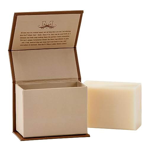 San Francisco Soap Hair and Body Mini-Bar 4oz (Cedar and Sandalwood) - No Harmful Chemicals - Good for All Skin Types - Made in the USA
