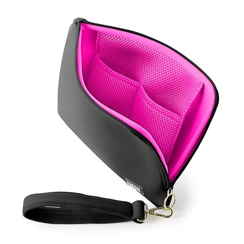 KUSSHI Wristlet Clutch (Black/Pink)