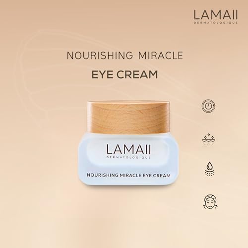 Nourishing Miracle Under Eye Cream ? Treats Dark Circle & Fine Lines, Firms, Brightens & Hydrates Around Eye Area, Anti Aging Eye Cream with LARVOGEN¢â Bio Oil Peptides & Jojoba Oil, 30g