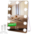 Vanity Mirror with Lights, Rechargeable Makeup Mirror, 14.6" Lighted Makeup Mirror for Dressing Room & Bedroom£¬Memory Function