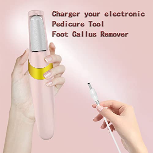 Charger for Flawless Pedi Finishing Touch Flawless Electronic Pedicure Tool Foot Callus Remover Flawless Charger, (Only for Flawless Pedi Charger Replacement) (Pedicure Charger)