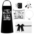 Coume 6 Pcs Hairdresser Gifts Set for Women Christmas Appreciation Gifts Includes Hair Stylist Mug Apron Makeup Bag Scissors Charm Keychain and Gift Box for Hairstylist Inspirational Gift