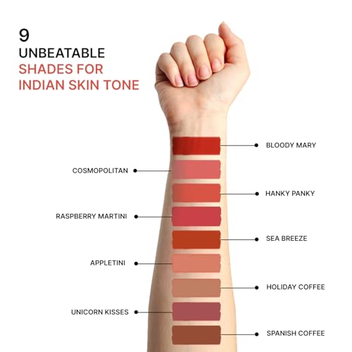 Love Earth Liquid Mousse Lipstick - Matte Finish | Lightweight, Non-Sticky, Non-Drying,Transferproof, Waterproof | Lasts Up To 12 Hours With Vitamin E And Jojoba Oil - (6 ml (Pack Of 1)