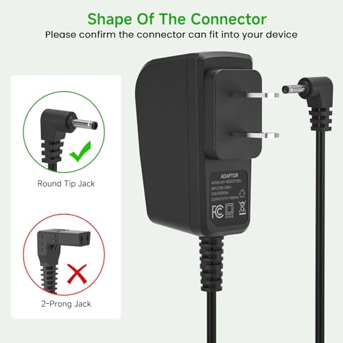 Charger Fit for Wahl Trimmer Model 9888L WNT-9 9818 9818L 9854L 9876L 9864 9860 9918D WNT-8 5622 5623 9880L 9766 9918C Beard Grooming Clippers Shaver Razor Replacement Power Cord Supply