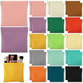 Hoolerry 30 Pcs Small Makeup Bag Portable Mini Women's Leather Pouches Self Closing Coin Purse Bulk Waterproof Lambskin Cosmetic Bag for Travel Lipstick Cosmetic Headphones Jewelry