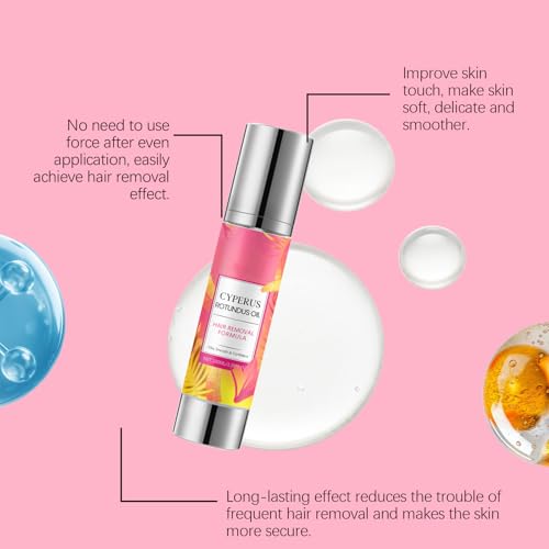 Cyprus Rotundus Oil for Hair Removal - 100ml Natural Cypress Rotundus Oil, Reducing Body Hair Growth, Suitable for All Skin Types