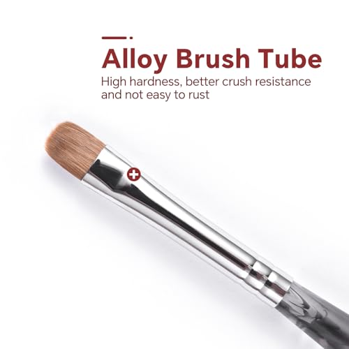 6Pcs Kolinsky Sable Nail Brush French Nail Brush 2 Way Professional UV Gel Acrylic Nail Art Brush with Dotting Tool for French Manicure Cuticle Clean Up Nail Art Design Pen (Set)