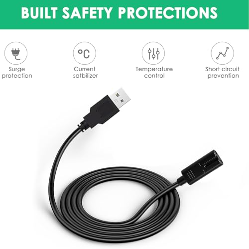 Replacement USB Cable for Freebird FlexSeries Pro Shaver kit Compatible with Freebird FlexSeries Pro Cordless Head Shaver Power Cord
