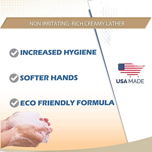 GreenFist Lotionized Hand Soap [ Liquid Gel Refill ] Made in USA, 128 Ounce (1 Gallon) (Honey Suckle and Peach Set)