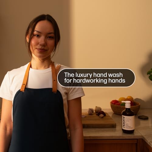 Naomi After-Cooking Hand Scrub | Exfoliating Hand Wash | Odor Neutralizing Kitchen Soap (Bergamot & Pepper)