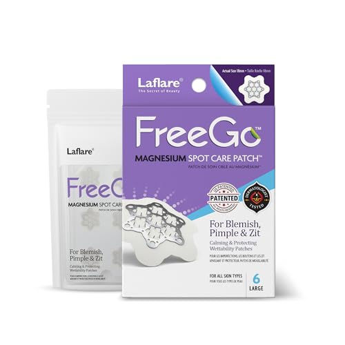 Magnesium Blemish Microdarts | Pimple Patch | Cystic Acne | Fast-Acting | Quick Calming | 99.9% Pure Magnesium | Madecassic Acid | Tea Tree | Eucalyptus Leaf | Hydrocolloid Spot Care
