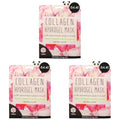Oh K! Hydrogel Mask - Collagen - Moisturizing Face Mask Sheet - Hydrating Face Sheets - Rich in Collagen, Rose Water - Korean Skincare - 1 Pc (Pack of 3)