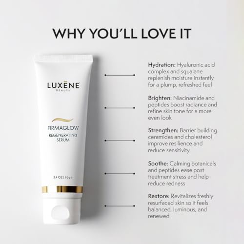 Luxene Beauty FIRMAGLOW Regenerating Serum ? Hydrating Anti-Aging Body Serum ? Brightening, Firming & Barrier Repair Skincare ? Step 2 of 3 ? 3.4 oz