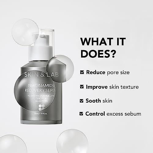 [SKIN&LAB] Wrinkle and Pore Care Skincare Set: Includes Retinol Serum and Niacinamide Serum