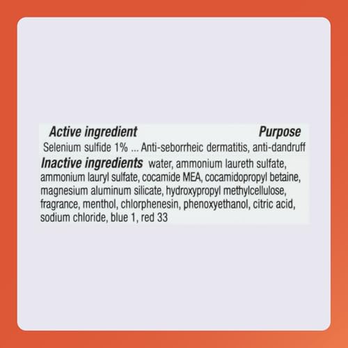 Rugby Selenium Sulfide Anti-Dandruff Shampoo - Blue Formula for Normal Hair - 7 Oz (10-Pack)