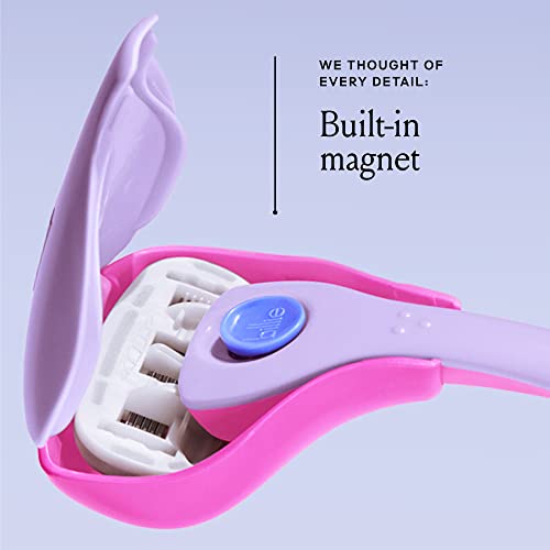 Billie Razors for Women Shaving Kit ? Women¡¯s Razor + 4 x 5-Blade Razor Refills + Magnetic Holder + Women¡¯s Razor Travel Case - DreamPop